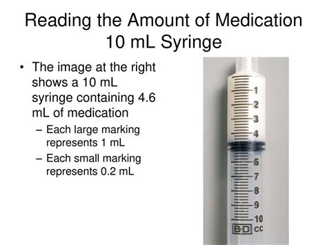 6 cc medication.